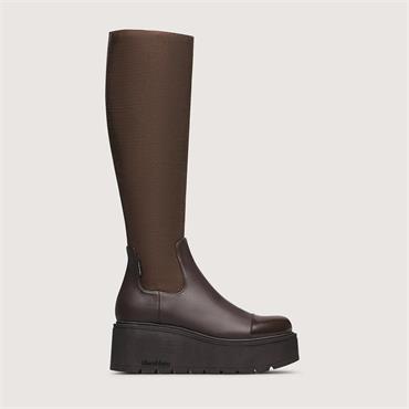 Marco Moreo Vale Stretch Knee High - Brown Stretch